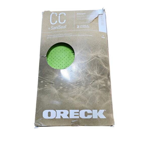 Oreck AK1CC6A CC SaniSeal Allergen Filtration Vacuum Cleaner Bags 6 Pack Genuine - Picture 4 of 5